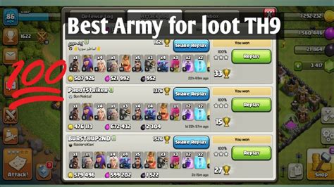 Seven Hog Riders in Clan Castle. . Best coc army th9